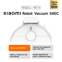 XIAOMI - Aspiradora robot Xiaomi Robot Vacuum S40C