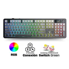 AULA - Teclado Mecánico Aula F108 Pro RGB Negro Degradado
