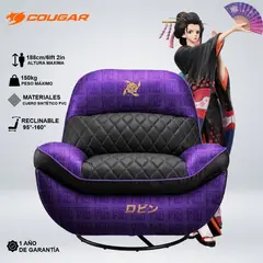 COUGAR - SOFA GAMER OVERLOAD EDITION NICO ROBIN ONE PIECE BALANCE RECLINA GIRA ACOLCHADO