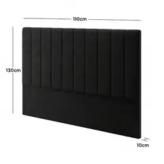 GENERICO - Cabecera Lineal Negro 1.5 plazas