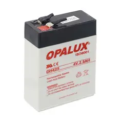 OPALUX - Batería Seca 4V 2,5AH Delgada DH425 OPALUX
