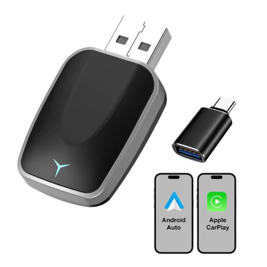 Adaptador a Carplay y Android Auto inalámbrico
