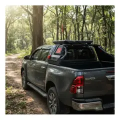 SAFARI - Antivuelco con Parrilla Hierro Offroad para HILUX REVO 2016-ON