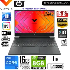 HP - Laptop HP Victus 15-FA2093DX Intel Corei7-13620H 16GB RAM 1TB SSD 15.6 Pulg. FHD RTX5060-8GB WIN11