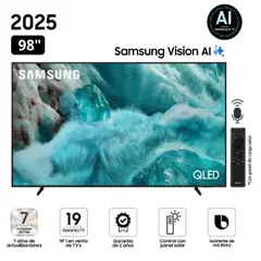 SAMSUNG - Televisor QLED 98 Visión AI Smart TV QN98Q7FAAGXPE Modelo 2025