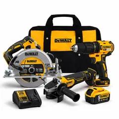 DEWALT - Taladro 1 2 + Esmeril 4 12 + Sierra 7 14 XR Dewalt