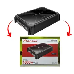 PIONEER - Amplificador Pioneer GM-D9704 4 Canales Clase D - Alto Rendimiento Car Audio