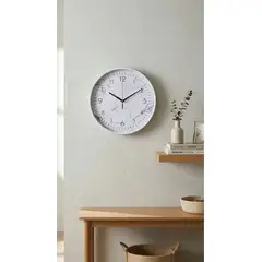 GENERICO - RELOJ DE PARED ESTILO MARMOL 25X25