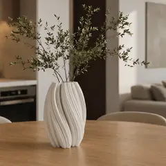LAR DANIELSEN - Jarrón con textura ondulada 30 cm - Kaskad