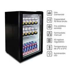 Ventus - Visicooler Ventus LG-100 1 Puerta 92L