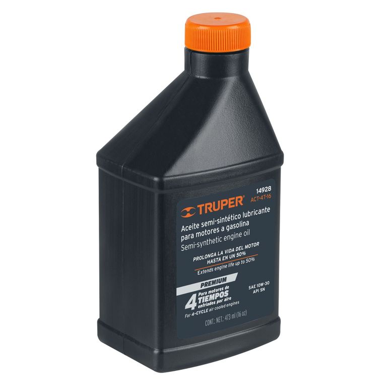 Aceite para motor 4 tiempos 100W-30, 470 ml Truper