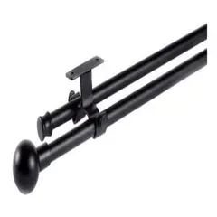 METALHSA - Set Doble Extensible 16/19 Techo 170-320 cm Negro  Bola