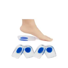 LH ELECTRONIC - Talonera Almohadilla de Silicona en Gel Flexible para Dolor de Espolón Calcáneo