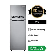 SAMSUNG - Refrigeradora Samsung 255L RT25FARADS8 No Frost - Silver
