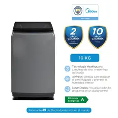 Midea - Lavadora Automática Midea 10 Kg Titanium MA200W100G-PE  Silver
