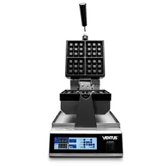 Ventus - Wafflera Ventus VWEC-1 Cuadrada Eléctrica de Acero Inoxidable