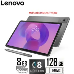 LENOVO - TABLET LENOVO IDEA TAB MEDIATEK DIMENSITY 6300 128GB  8GB DDR4 RAM 11 2.5K  Incluye Pen  ZAFR0928US