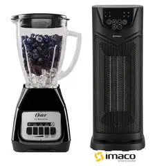 Imaco - Combo Termoventilador Imaco ITC2000 + Licuadora Oster 550 W