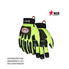 GENERICO - GUANTE MECANICO TPR HV300 TALLA L MCR SAFETY