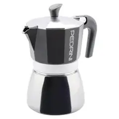 PEDRINI - Cafetera Mia Full Induccion Grey 6tz Pedrini
