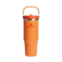 STANLEY - Tumbler Vaso de acero inoxidable Stanley IceFlow 2.0 30 oz - Goldenrod Coral