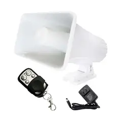 OPALUX - Sirena Alarma Comunitaria con Control Remoto 3 Tonos 60W OP-58RC OPALUX