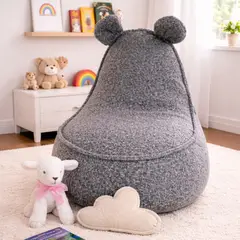 GENERICO - PUFF CCHIC HOME MODELO OSITO GRIS