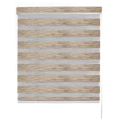 GENERICO - Roller Duo Sup Madera Ancho 200 x Alto 180 cm
