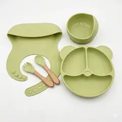 GENERICO - Set completo de alimentación 5  piezas / Verde