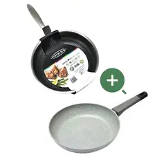 PRESS - SET HONEY PAN 2 PIEZAS - color negro y estilo piedra