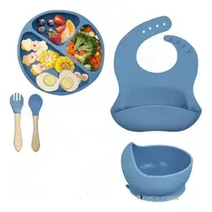 GENERICO - Set completo de alimentación 5  piezas / Azul