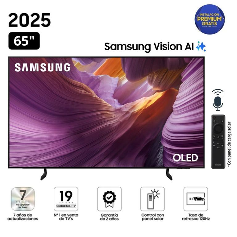 Televisor 65" OLED 4K UHD Vision Ai Smart TV QN65S85F - Nuevo 2025
