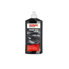 SONAX - CERA PARA AUTOS SONAX POLISH + WAX COLOR NEGRO 500 ML