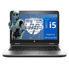 HP - Laptop HP Core i5 - 7° gen - 16GB RAM DDR4 - 256GB SSD NMVe PCIe, Reacondicionado+ Regalos