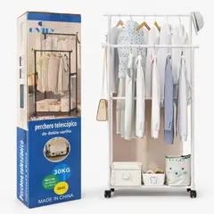 OEM - Organizador Perchero De Ropa Con Ruedas