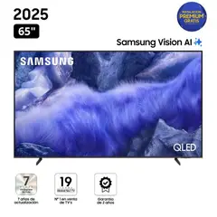 SAMSUNG - Televisor Samsung QLED 65" Visión AI Smart TV QN65QEF1 - Nuevo 2025
