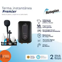 PREMIER - Rapiducha Rotoplas Premier 5500W Agua Caliente Instantanea