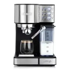 Thomas - Cafetera THOMAS Espresso Lattekaffee TH-160DELI Plateado Negro