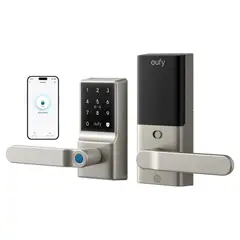 EUFY - Cerradura eufy Security Smart Lock C33 WiFi Huella Dactilar y Fácil Instalación - T85L0121