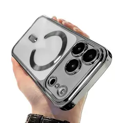 GENERICO - CASE IPHONE 17 PRO MAX PROTECTOR DE CAMARA PLATA