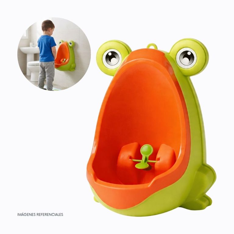 Urinario para Niños Diseño Sapito Bacín Infantil de Entrenamiento
