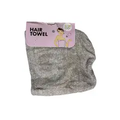GENERICO - Pack x 2 Toallas microfibra absorbente para cabello - BEIGE