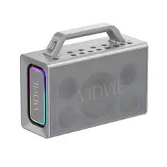 VIDVIE - Parlante Karaoke Vidvie XL-SP924 200W Incluye 2 Micrófonos Inalámbricos y Batería 20000mAh