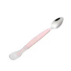 GENERICO - Cuchara Doble en Estuche Rosado