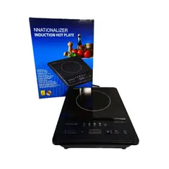 NATIONALIZER - Cocina Inducción de 1 Hornilla NNATIONALIZER NN-ALPI05 de 2000W - Negro