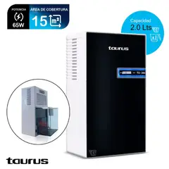 Taurus - Deshumedecedor Taurus TD-380 de 65W 2 Litros - Blanco