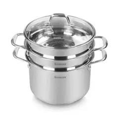 FINEZZA - ESPAGUETERA DE ACERO INOXIDABLE DE 6L FZ-0062SP4