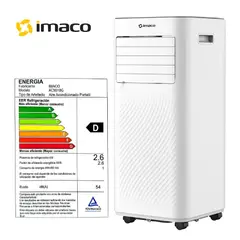 Imaco - Aire Acondicionado Portátil 9000 BTU AC9010G  Imaco