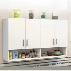 PELIKANO - Mueble organizador ,repostero  melamina blanco