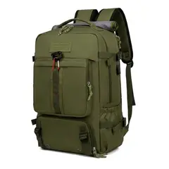 GENERICO - Mochila Maletin Deportiva Outdoor Urbana Viral Convertible 40L USB Portalaptop Bolso Viaje Trekking